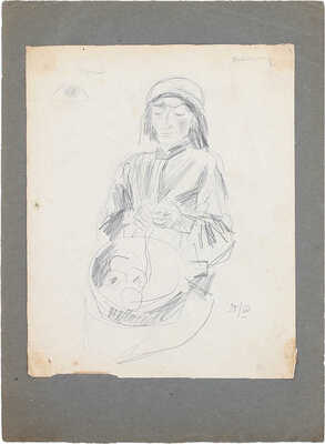 Эвенбах Евгения Константиновна. Грузия. Убиси. Жанровая сцена 